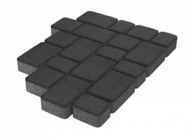  Тротуарная плитка Stellard Старый город 40 мм Черный: внешний вид